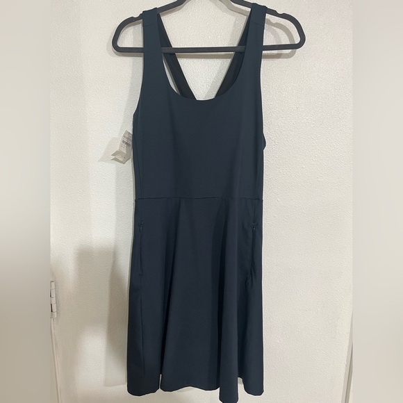 Zella daybreak tenis cross back A line dress Ophra’s favorite XXL navy blue NWT - Picture 2 of 7